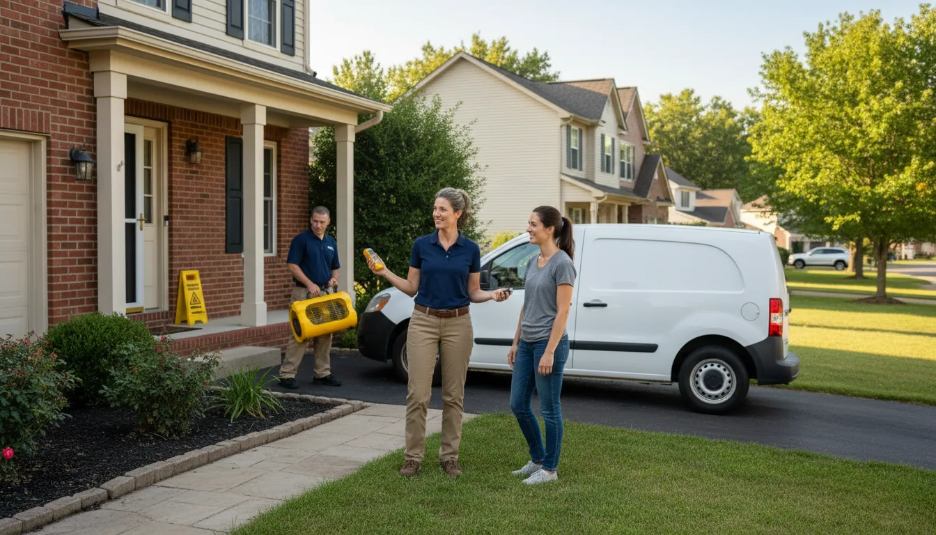 Water restoration image for Water Damage & Restoration Services in Minburn, IA